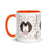 Personalized Big Dog Mom Mug + Color Inside - Lucy + Norman