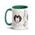 Personalized Big Dog Mom Mug + Color Inside - Lucy + Norman