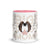 Personalized Big Dog Mom Mug + Color Inside - Lucy + Norman