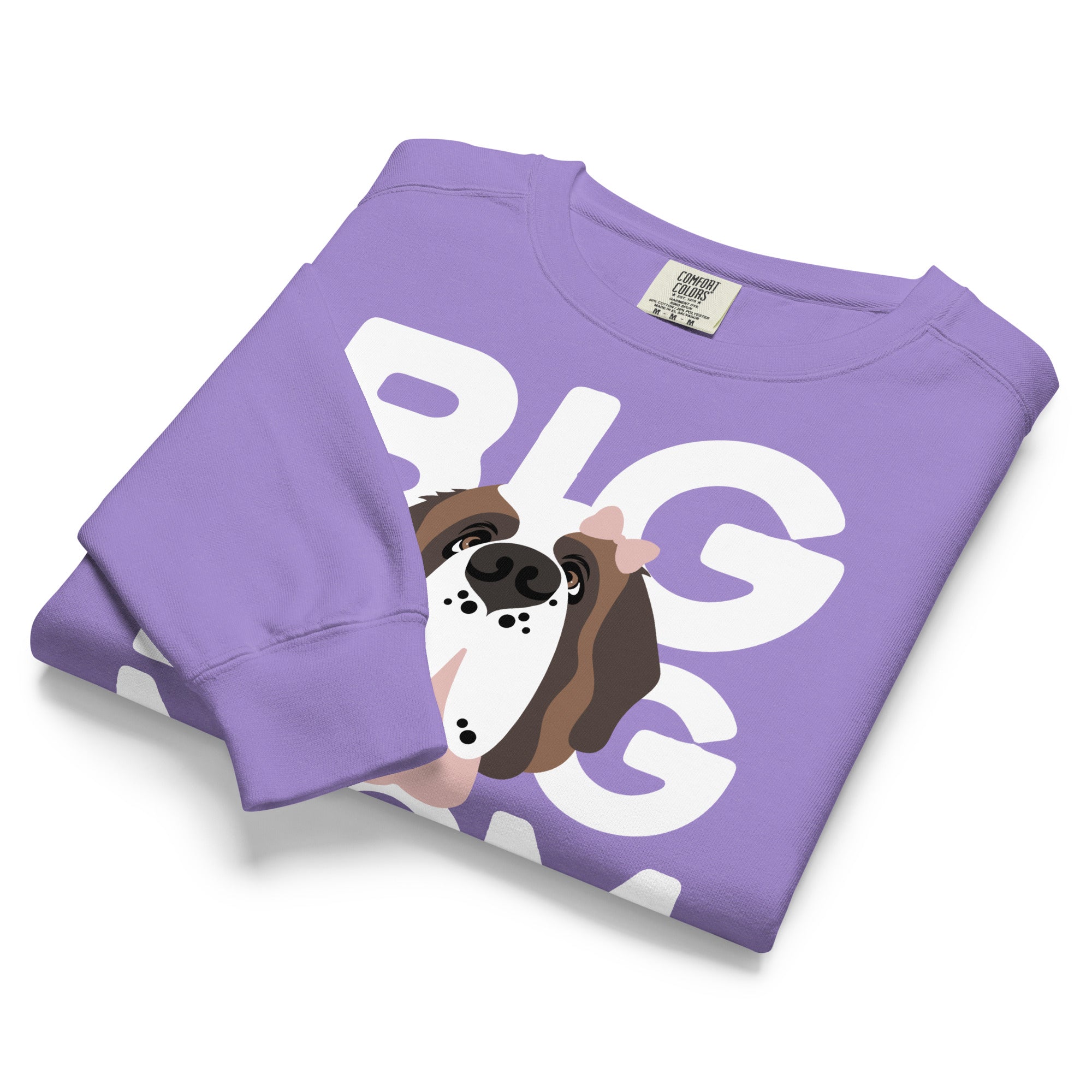 Personalized Female Big Dog Mom Sweatshirt - Lucy + Norman