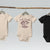 Pink Saint Bernard Athletic Club Organic Baby Bodysuit - Lucy + Norman