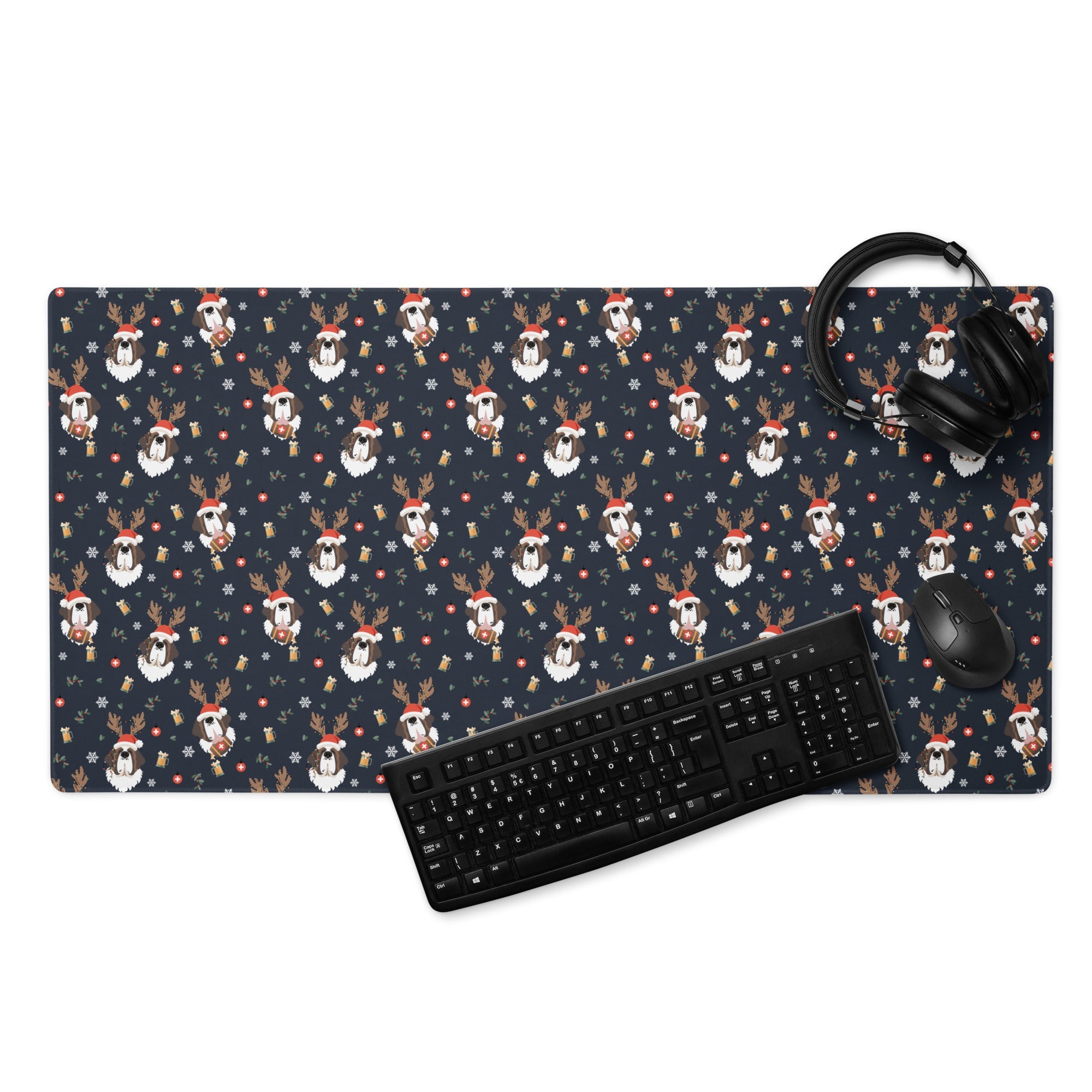 Reindeer Saint Beer Gaming Mouse Pad - Lucy + Norman