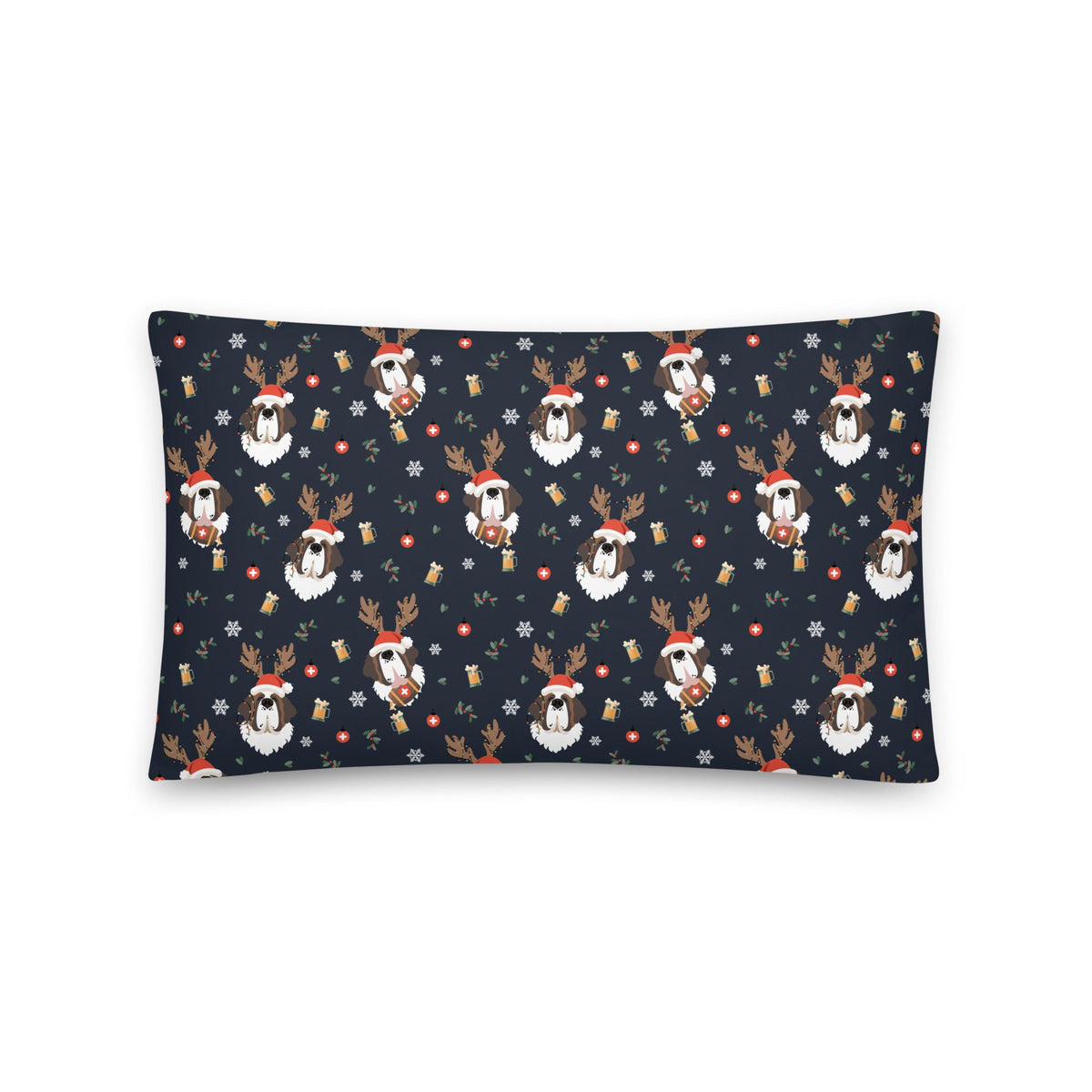 Reindeer Saint Beer Throw Pillow - Lucy + Norman