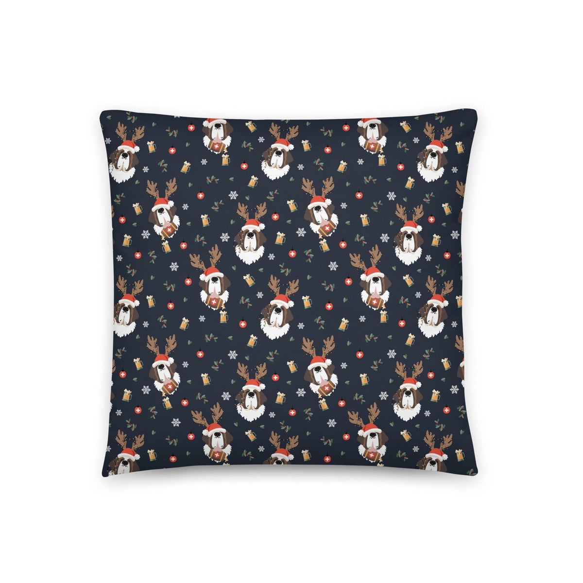 Reindeer Saint Beer Throw Pillow - Lucy + Norman