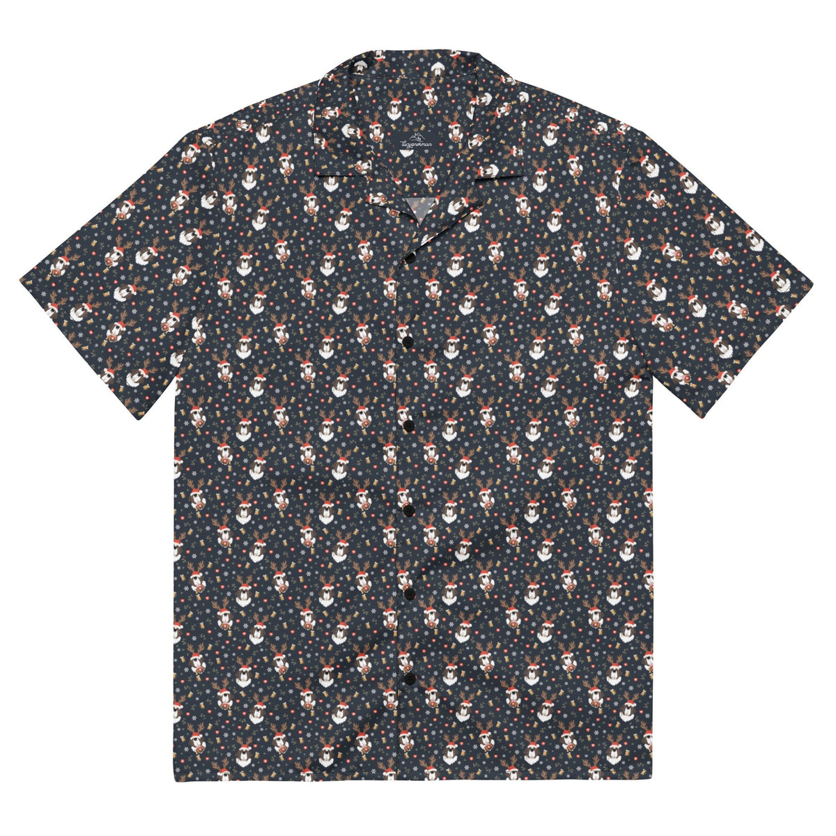 Reindeer Saint Beer Unisex Button Shirt - Lucy + Norman
