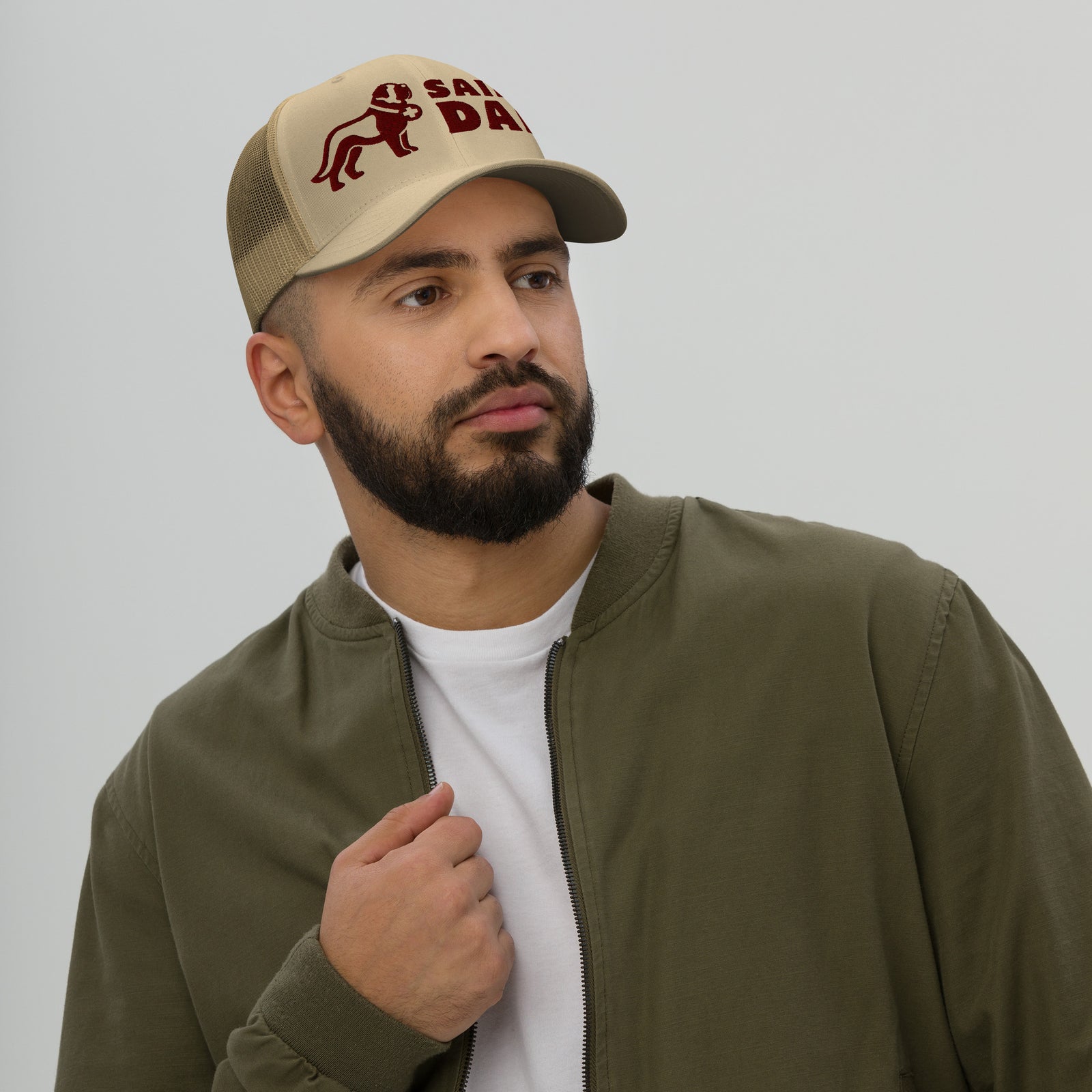 Saint Dad Trucker Cap