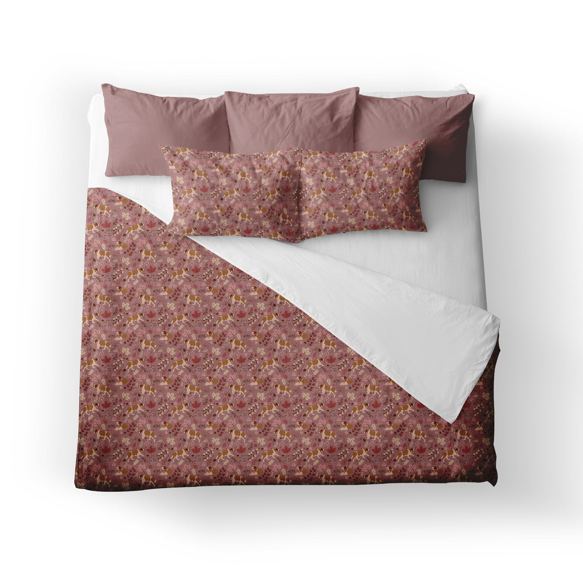 Rosy Fall Duvet Cover - Lucy + Norman