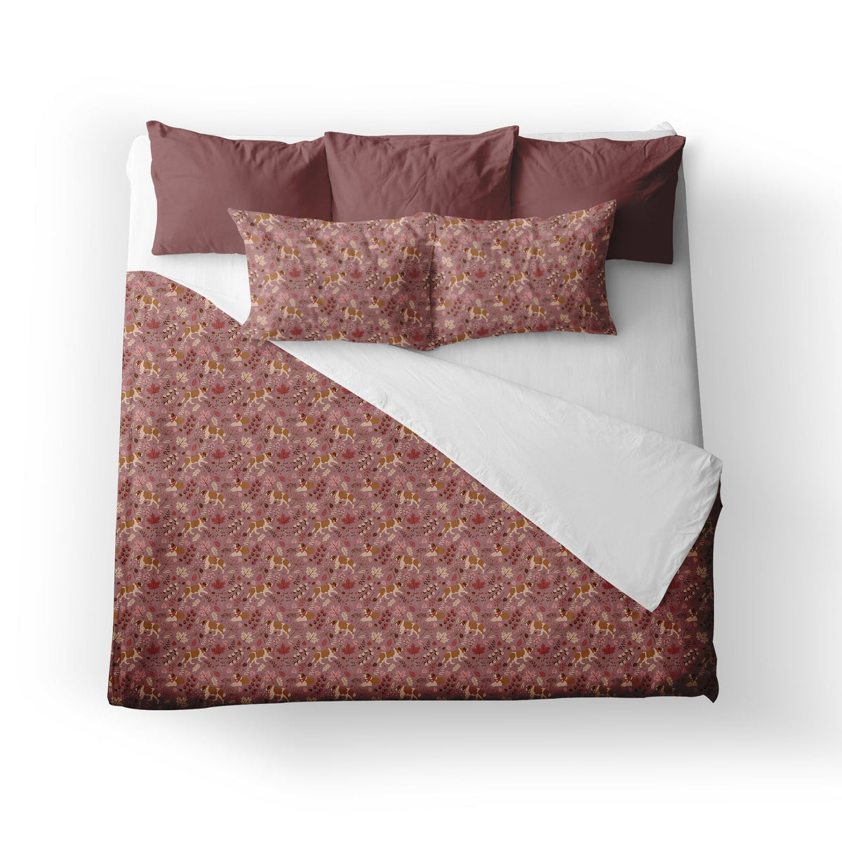 Rosy Fall Duvet Cover - Lucy + Norman