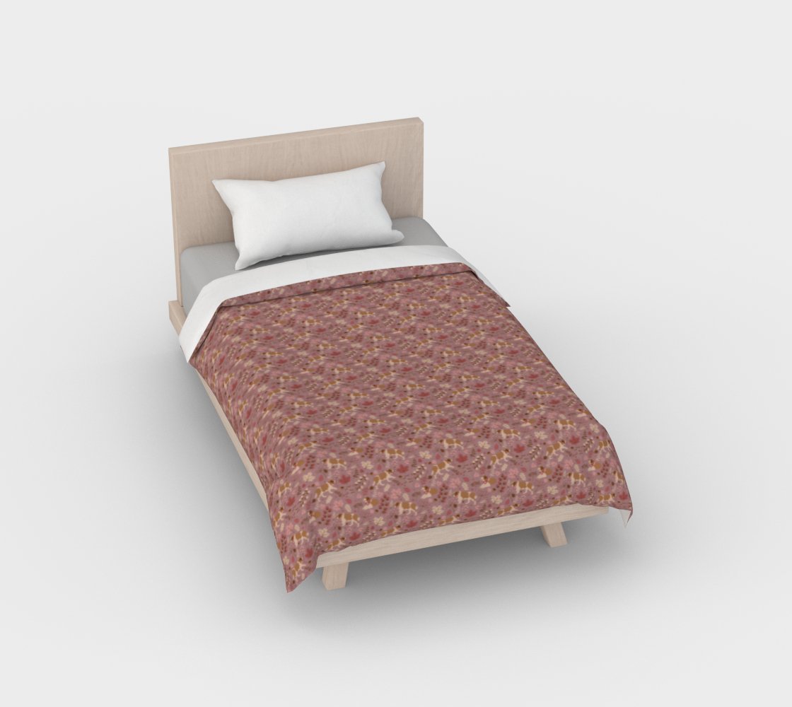 Rosy Fall Duvet Cover - Lucy + Norman