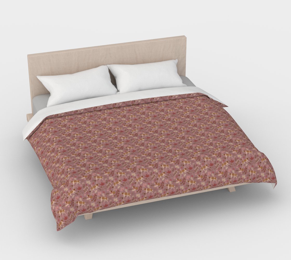 Rosy Fall Duvet Cover - Lucy + Norman