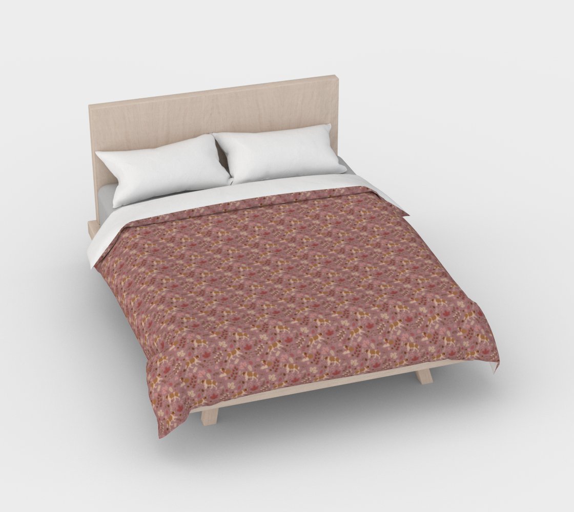 Rosy Fall Duvet Cover - Lucy + Norman