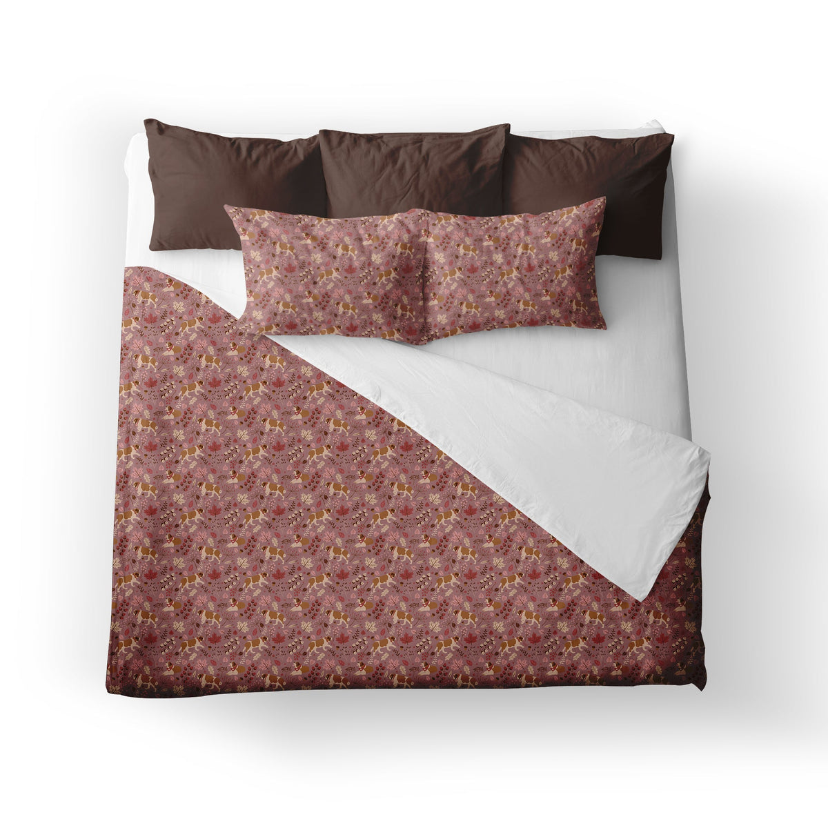 Rosy Fall Duvet Cover - Lucy + Norman