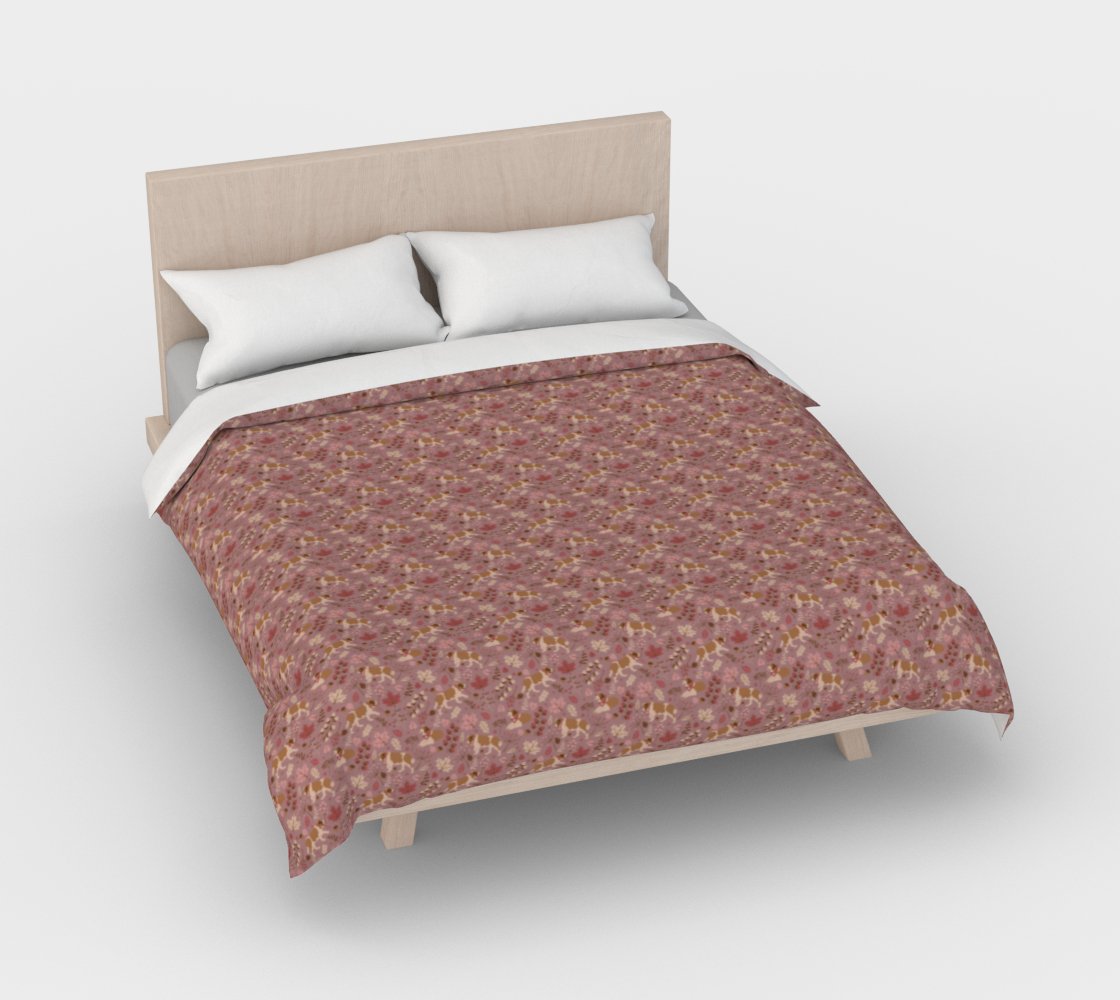 Rosy Fall Duvet Cover - Lucy + Norman