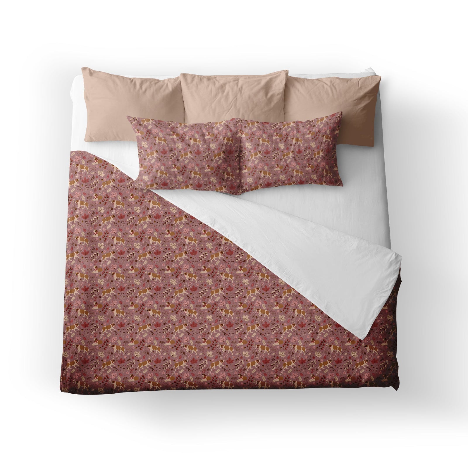 Rosy Fall Duvet Cover - Lucy + Norman