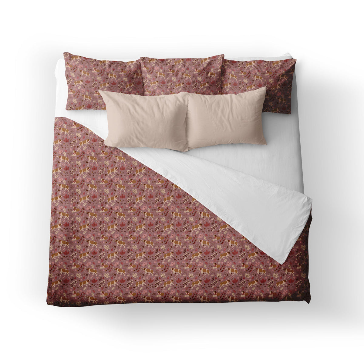Rosy Fall Duvet Cover - Lucy + Norman