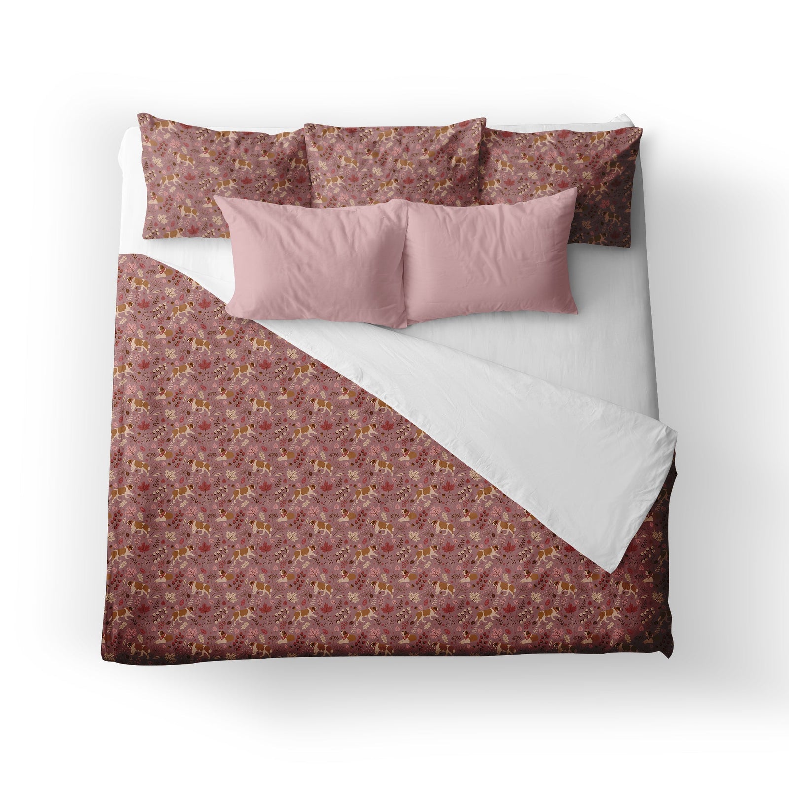 Rosy Fall Duvet Cover - Lucy + Norman