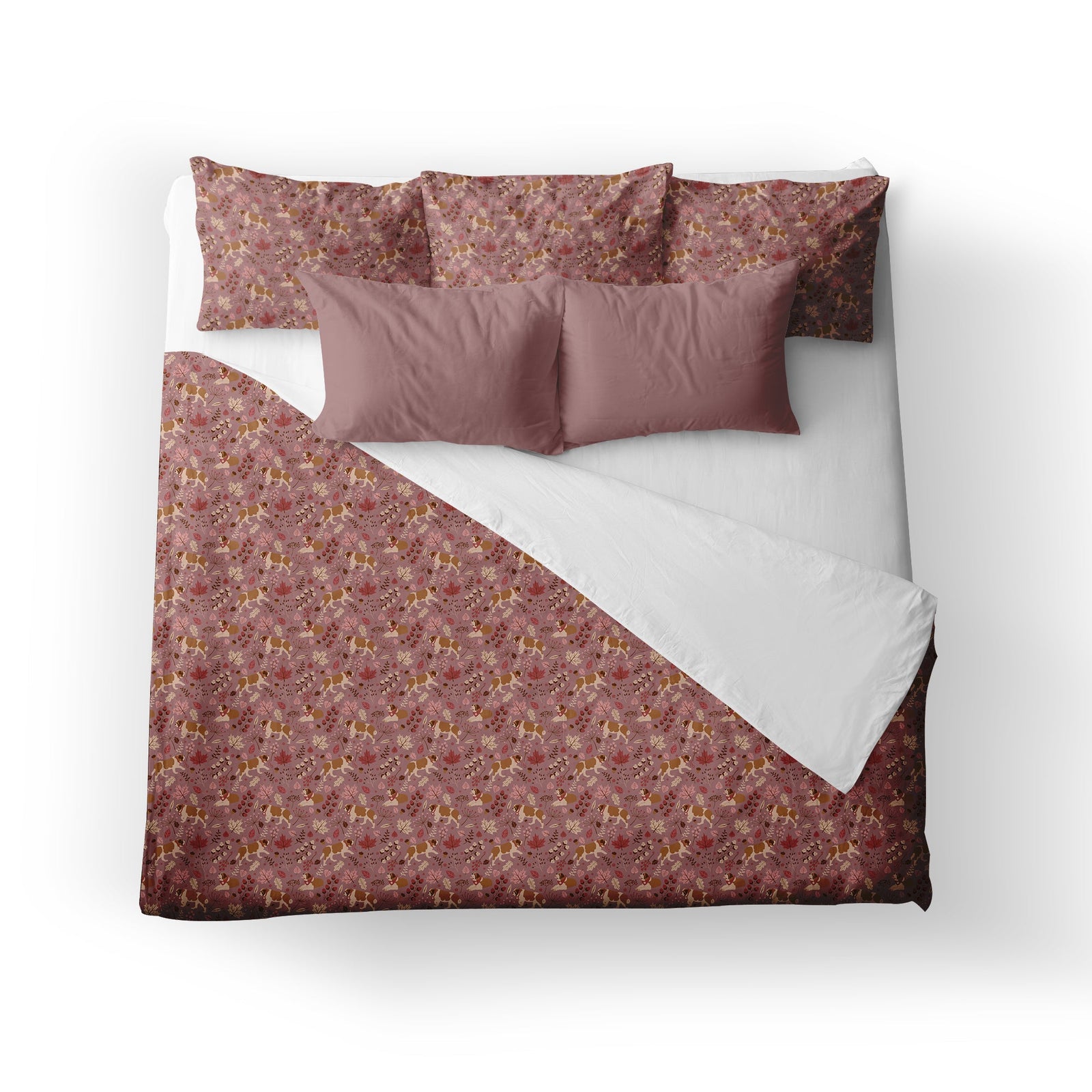 Rosy Fall Duvet Cover - Lucy + Norman
