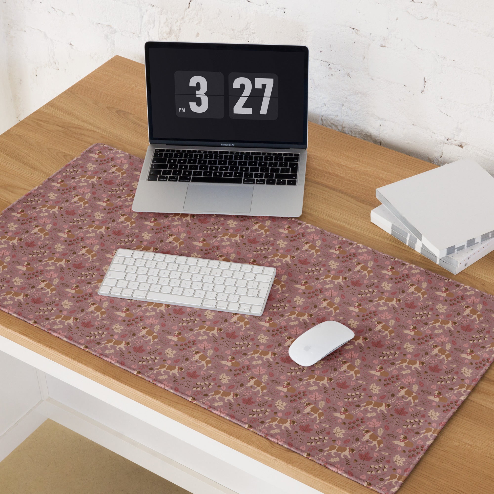 Rosy Fall Gaming Mouse Pad - Lucy + Norman