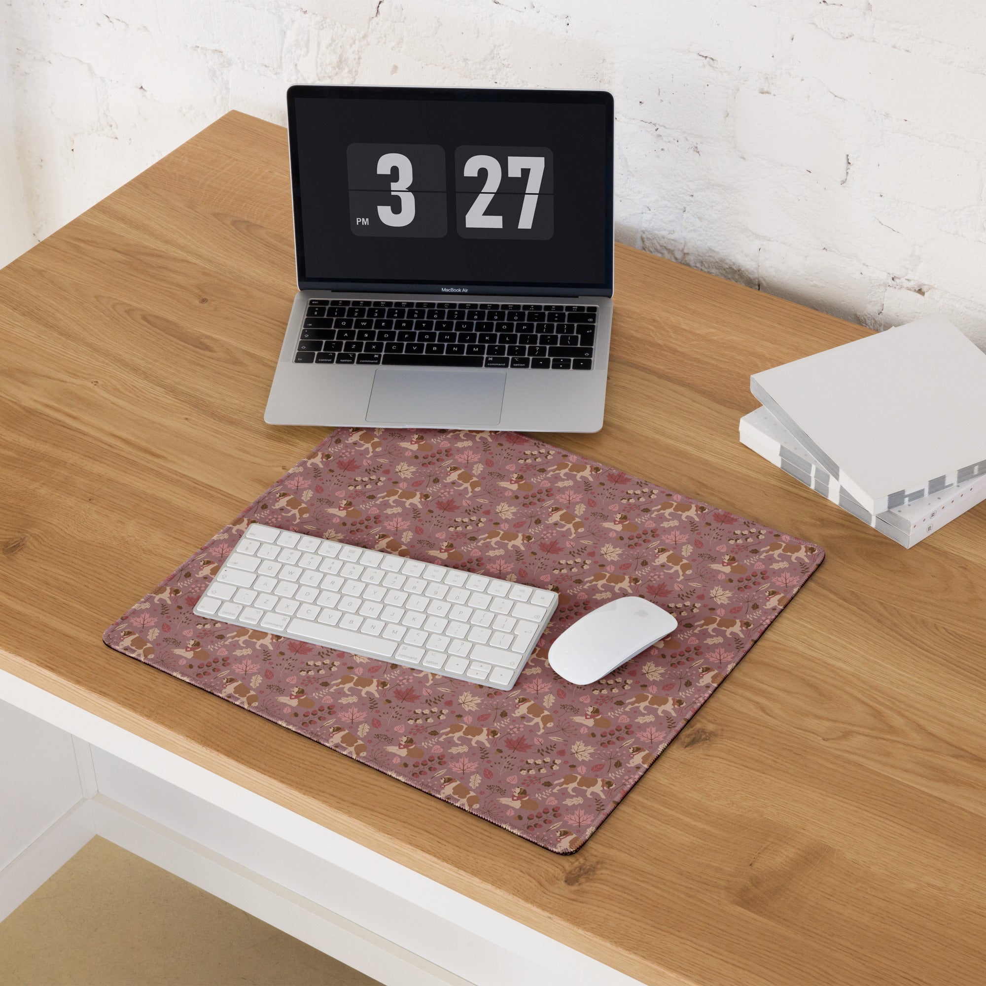 Rosy Fall Gaming Mouse Pad - Lucy + Norman