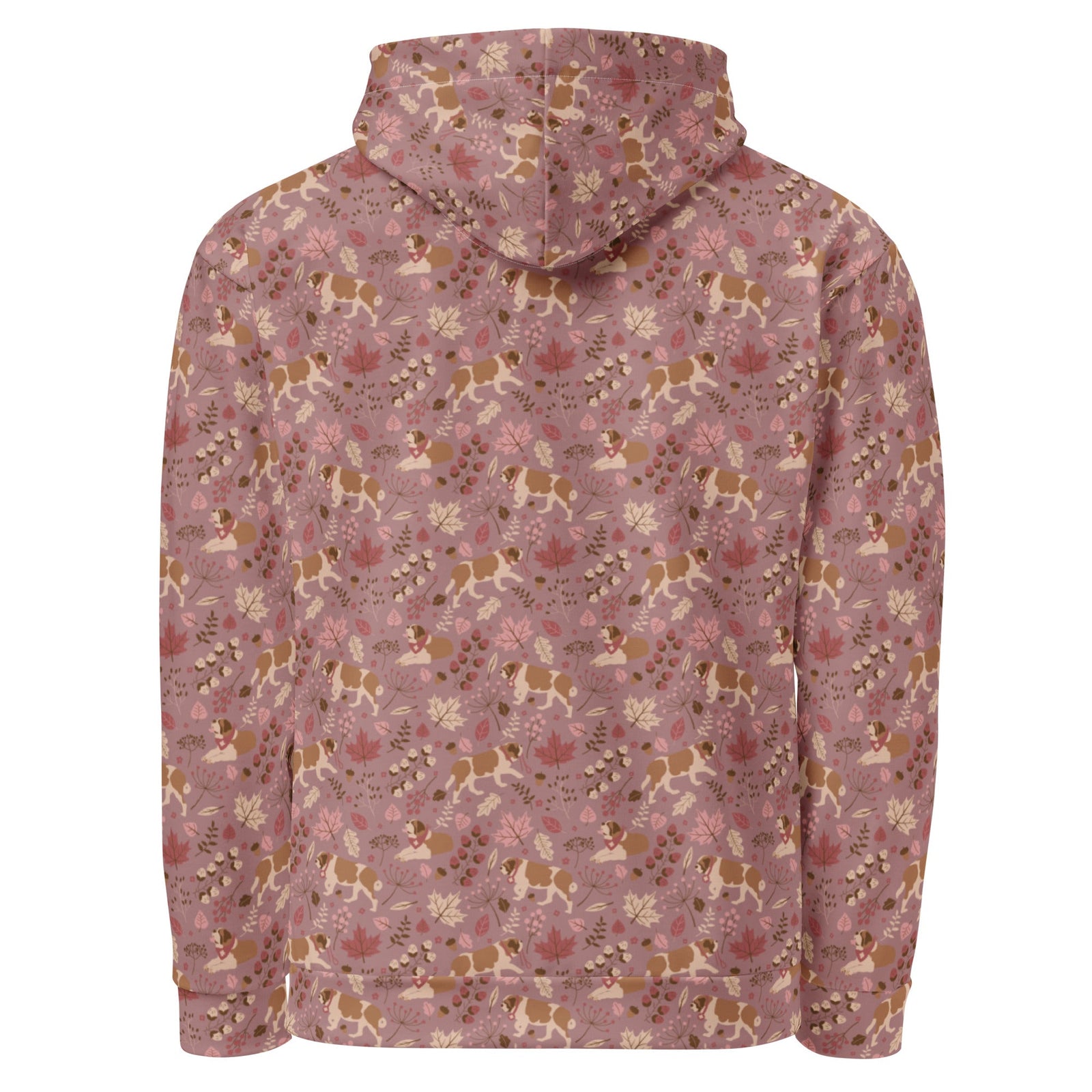 Rosy Fall Saint Bernard Hoodie - Lucy + Norman