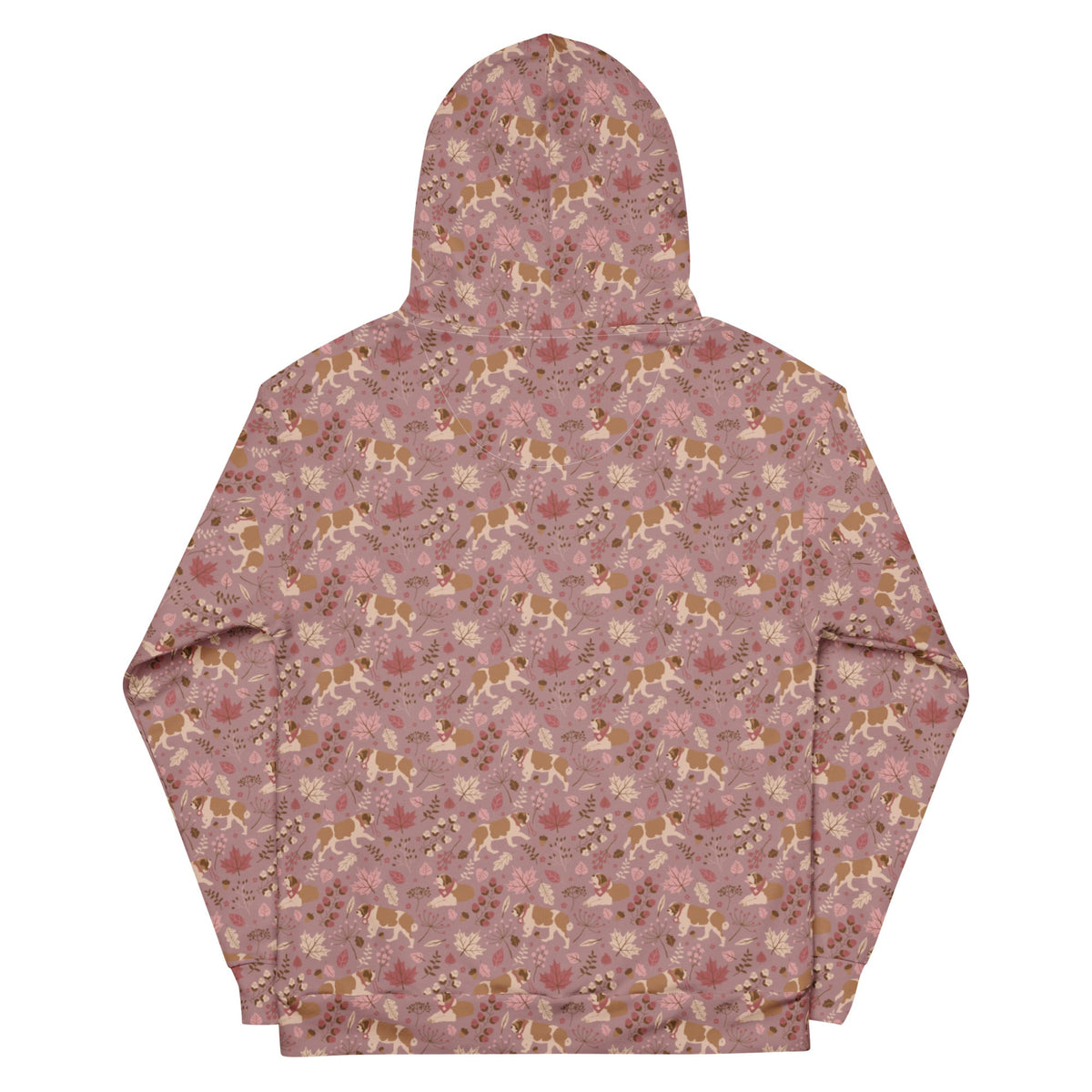 Rosy Fall Saint Bernard Hoodie - Lucy + Norman
