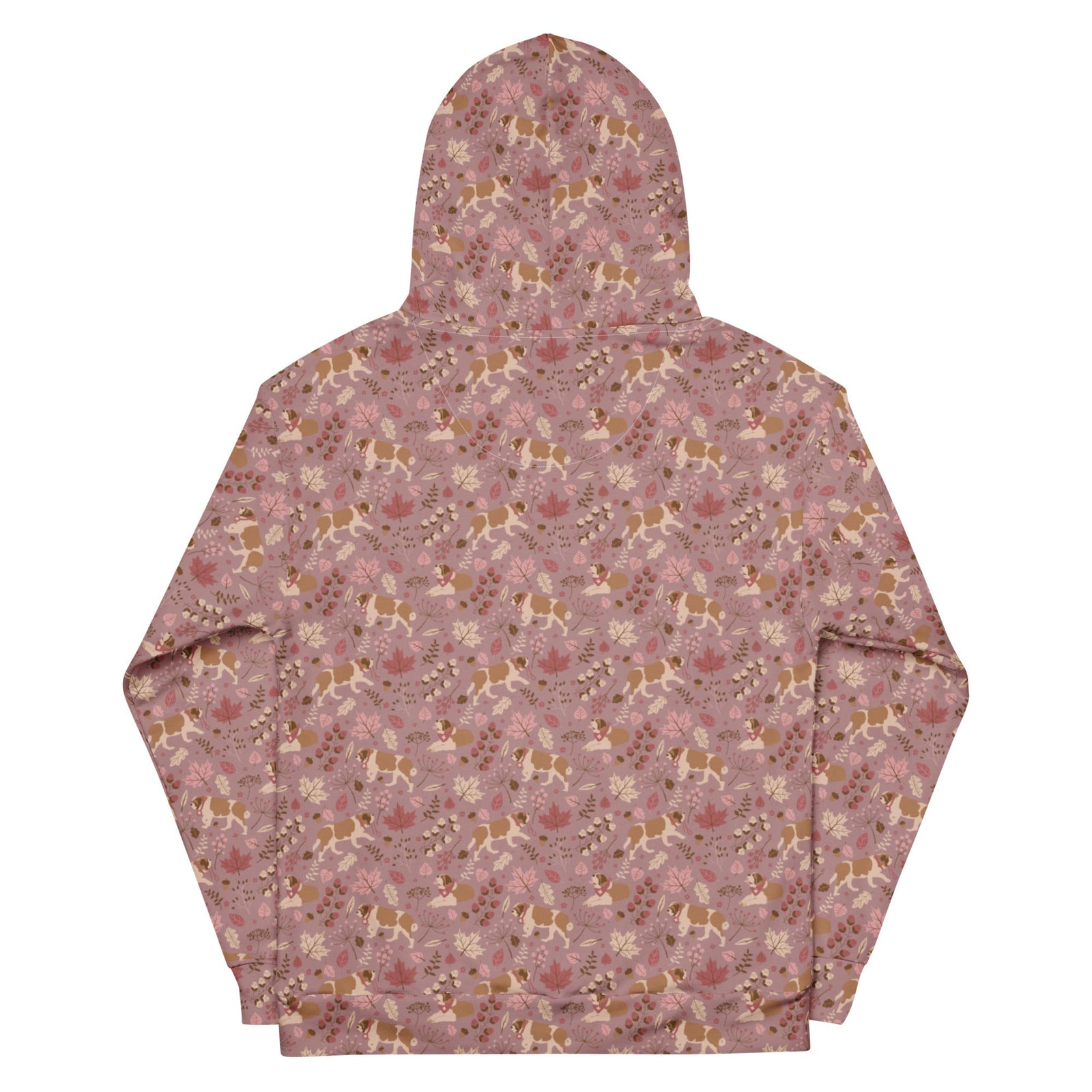 Rosy Fall Saint Bernard Hoodie - Lucy + Norman