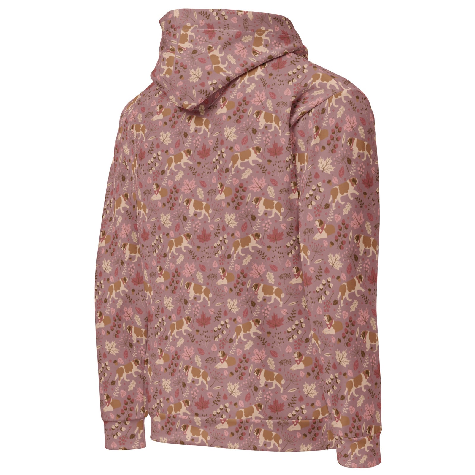 Rosy Fall Saint Bernard Hoodie - Lucy + Norman