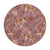 Rosy Fall Saint Bernard Round Mouse Pad - Lucy + Norman