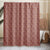 Rosy Fall Saint Bernard Shower Curtain - Lucy + Norman