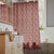 Rosy Fall Saint Bernard Shower Curtain - Lucy + Norman