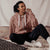 Rosy Fall Saint Bernard Zip Hoodie - Lucy + Norman