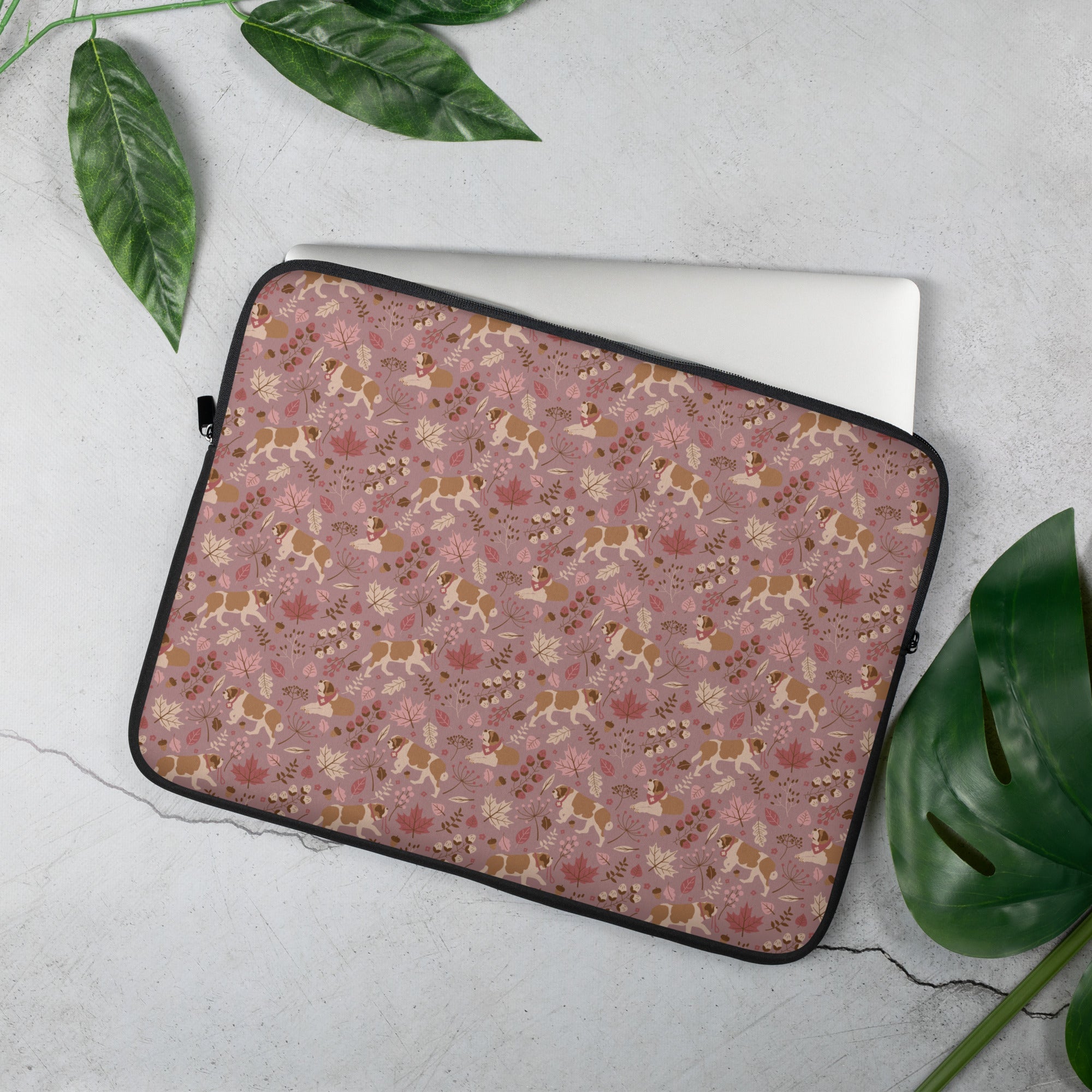 Rosy Fall St Beranrd Laptop Sleeve - Lucy + Norman