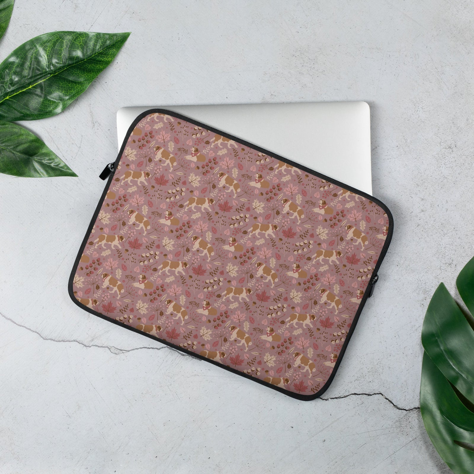 Rosy Fall St Beranrd Laptop Sleeve - Lucy + Norman