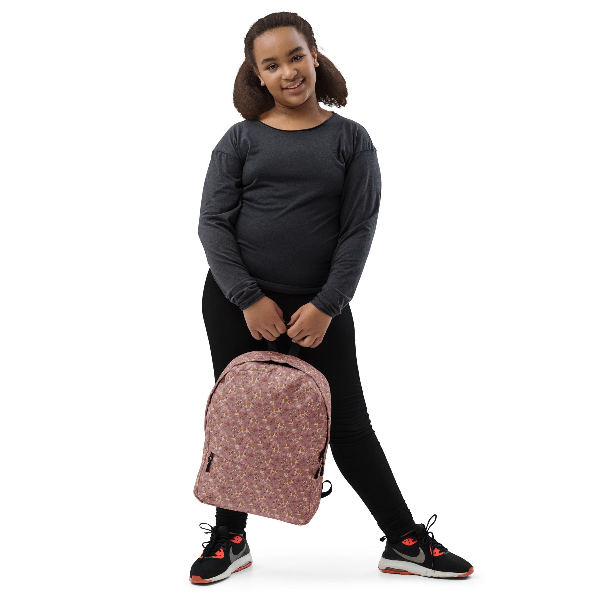 Rosy Fall St Bernard Backpack - Lucy + Norman