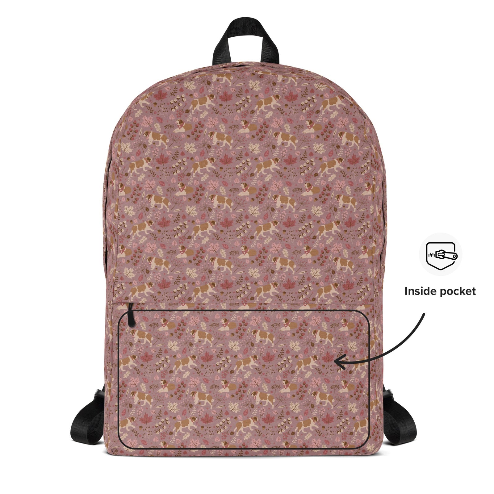 Rosy Fall St Bernard Backpack - Lucy + Norman