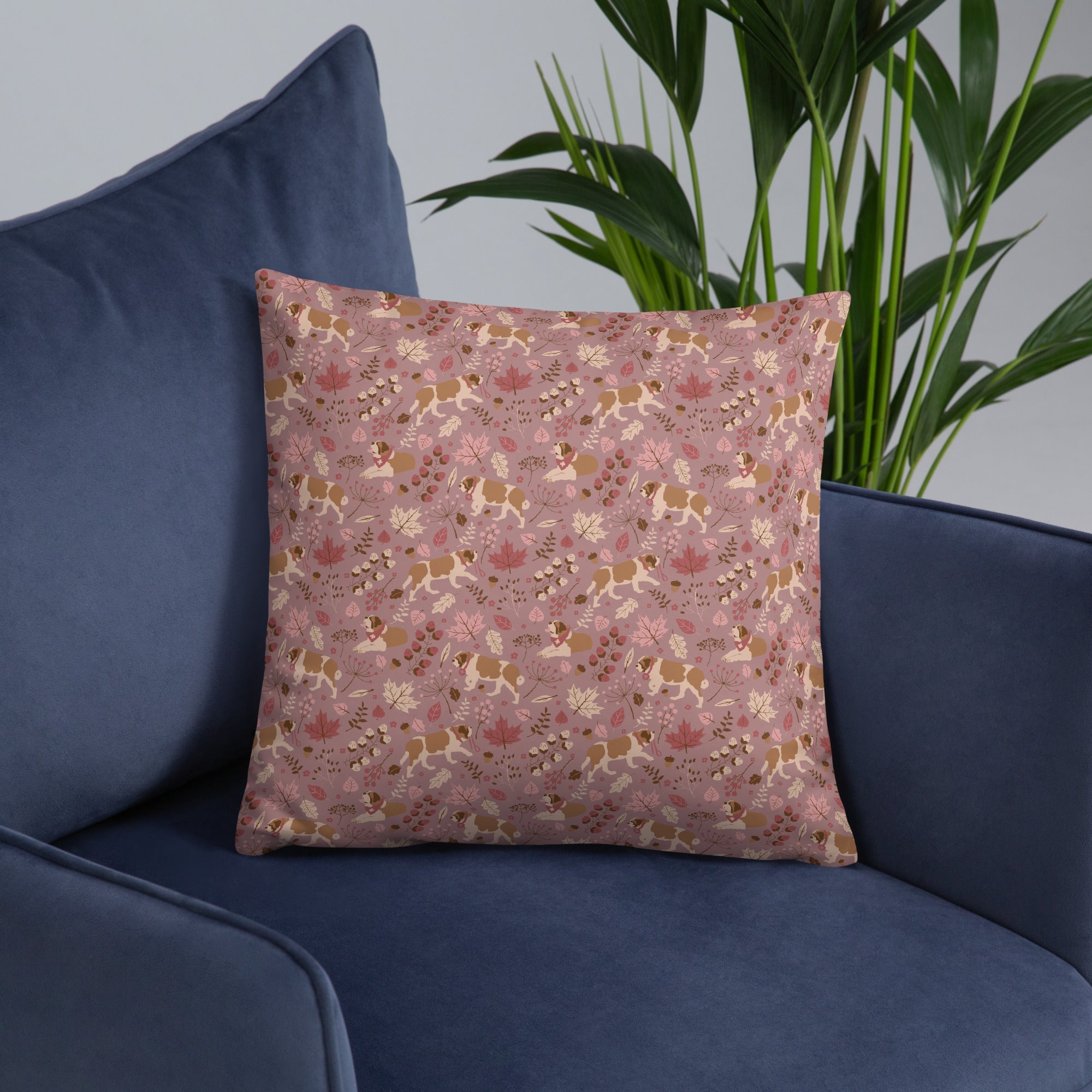 Rosy Fall Throw Pillow - Lucy + Norman