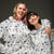 St Bernard Alpine Mountain Pattern Hoodie
