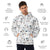 St Bernard Alpine Mountain Pattern Hoodie