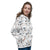 St Bernard Alpine Mountain Pattern Hoodie