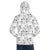 St Bernard Alpine Mountain Pattern Hoodie