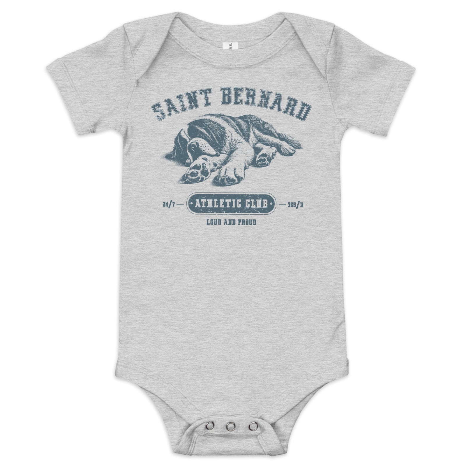 Saint Bernard Athletic Baby Bodysuit - Lucy + Norman