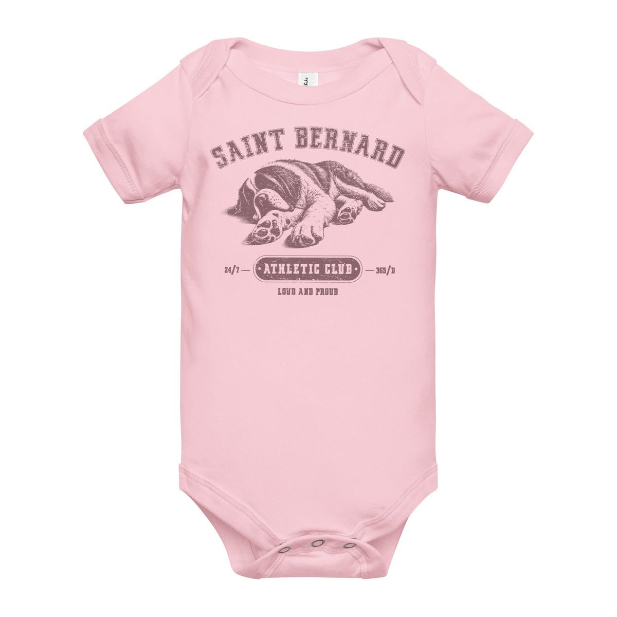 Saint Bernard Athletic Baby Bodysuit - Lucy + Norman