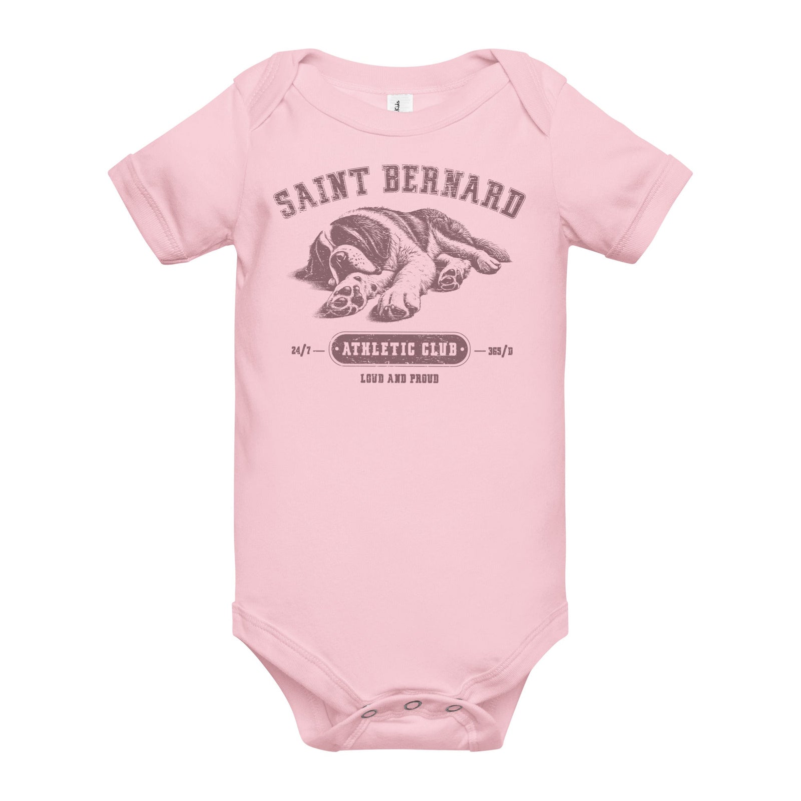 Saint Bernard Athletic Baby Bodysuit - Lucy + Norman