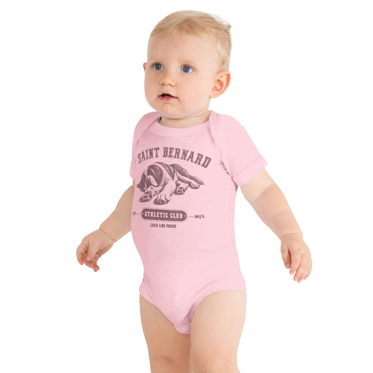 Saint Bernard Athletic Baby Bodysuit - Lucy + Norman