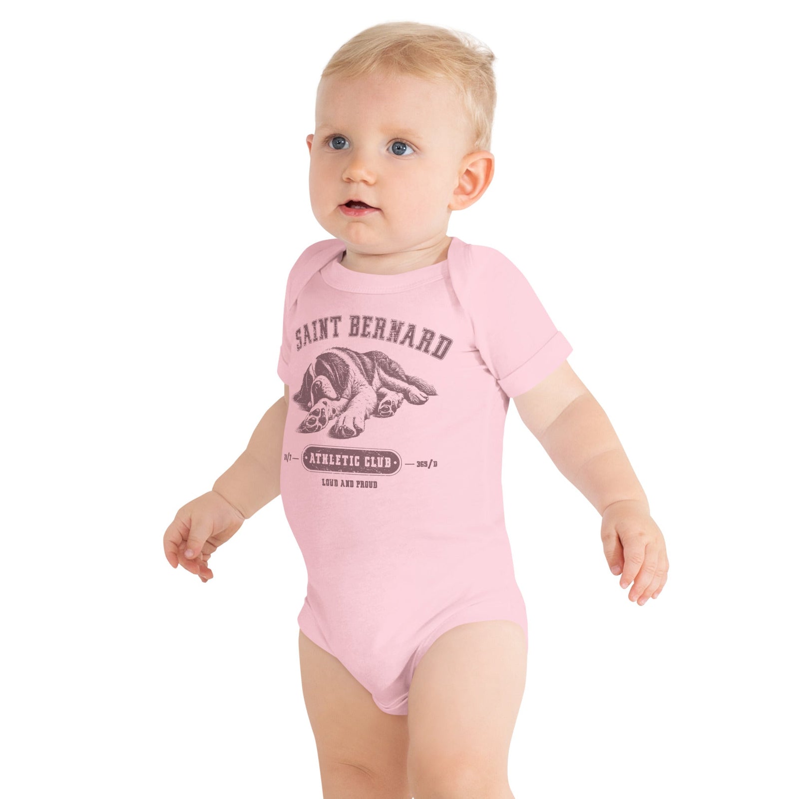 Saint Bernard Athletic Baby Bodysuit - Lucy + Norman