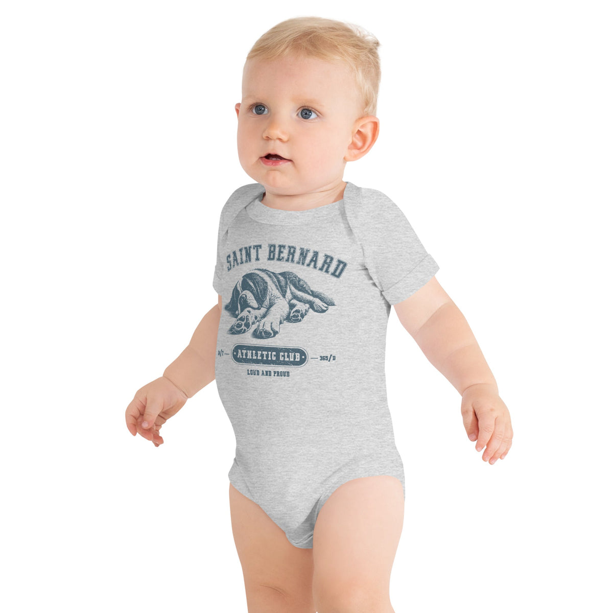 Saint Bernard Athletic Baby Bodysuit - Lucy + Norman