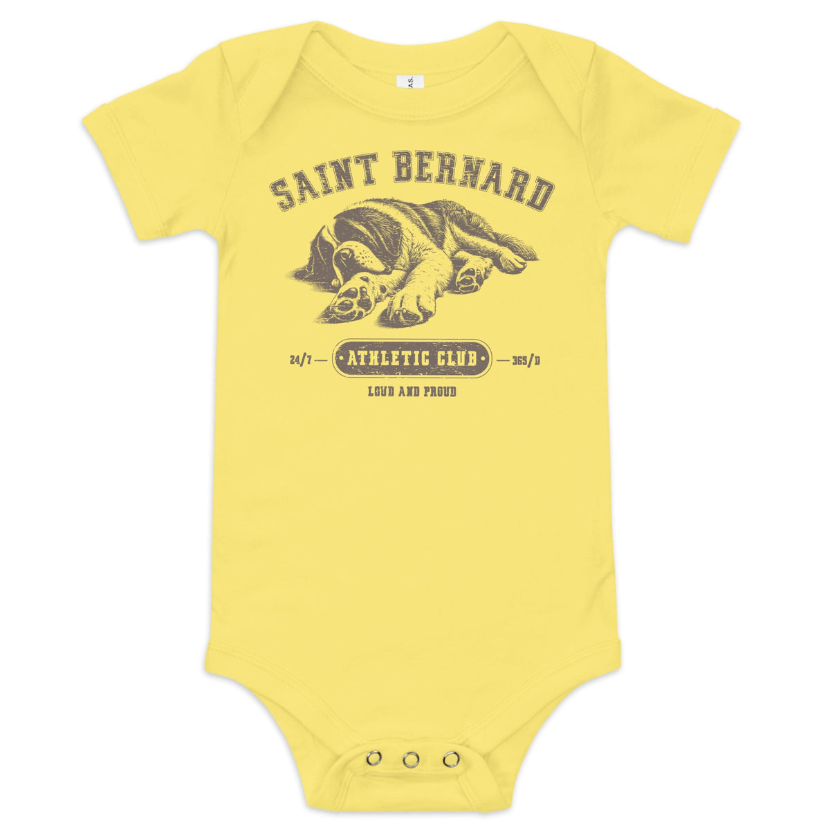 Saint Bernard Athletic Baby Bodysuit - Lucy + Norman