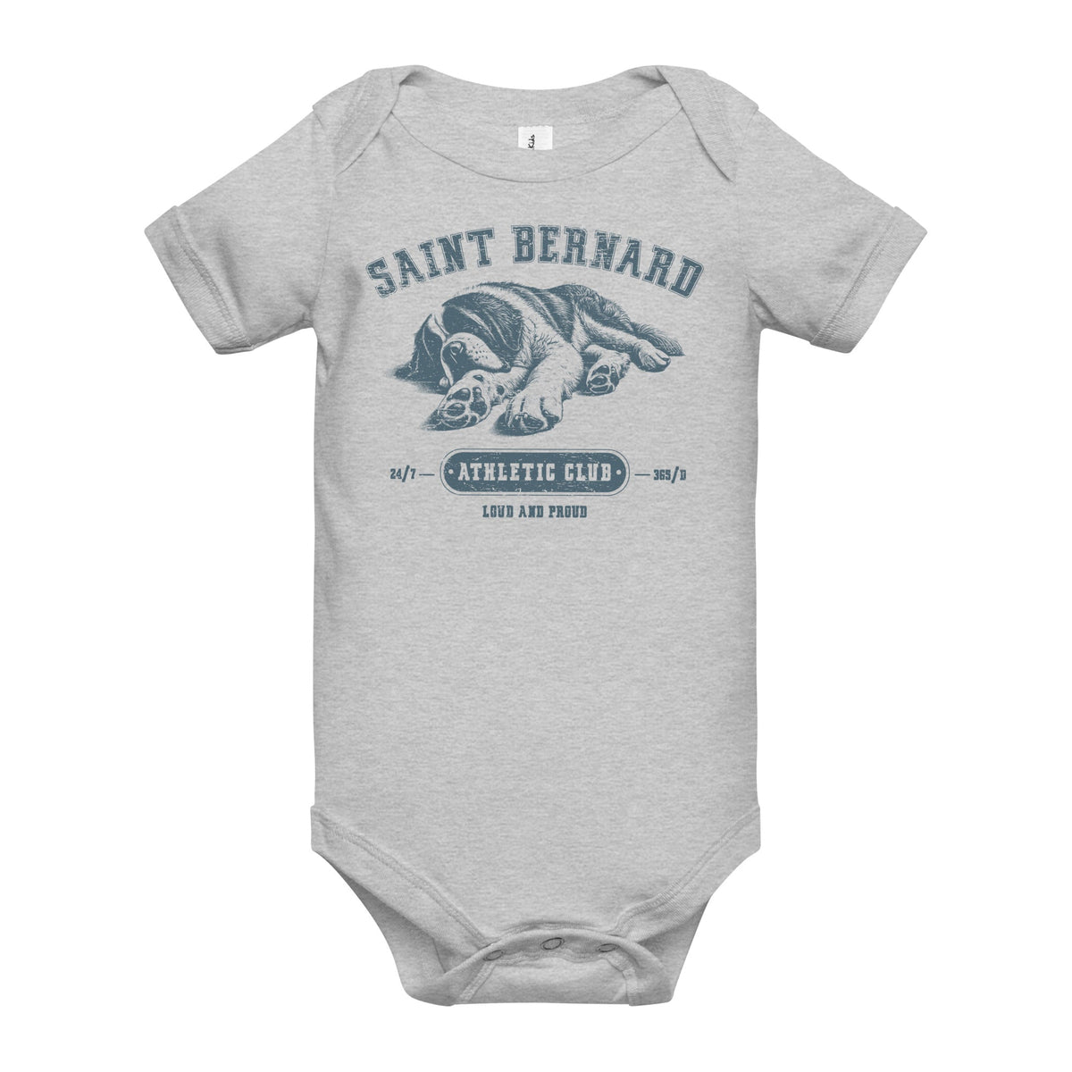 Saint Bernard Athletic Baby Bodysuit - Lucy + Norman
