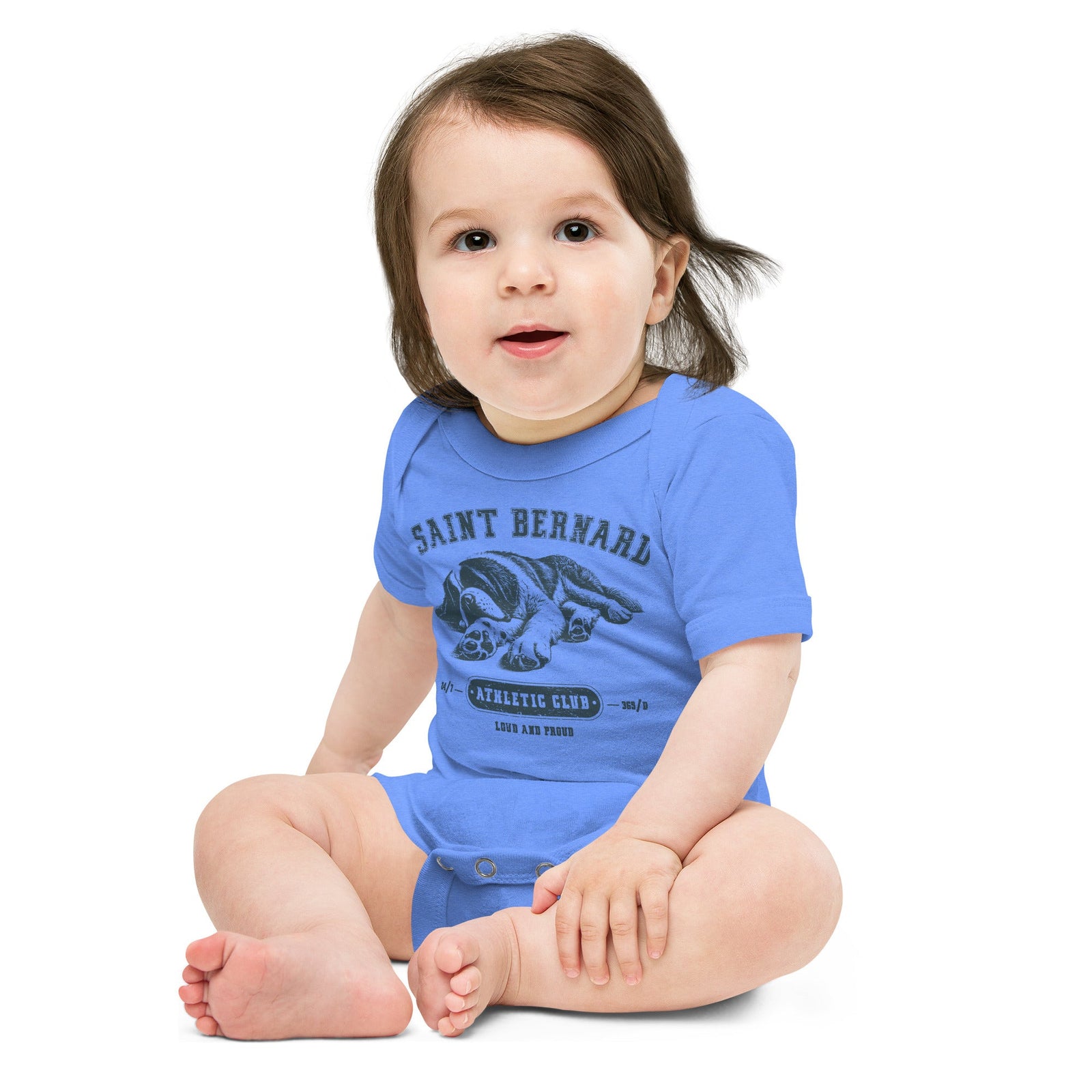 Saint Bernard Athletic Baby Bodysuit - Lucy + Norman