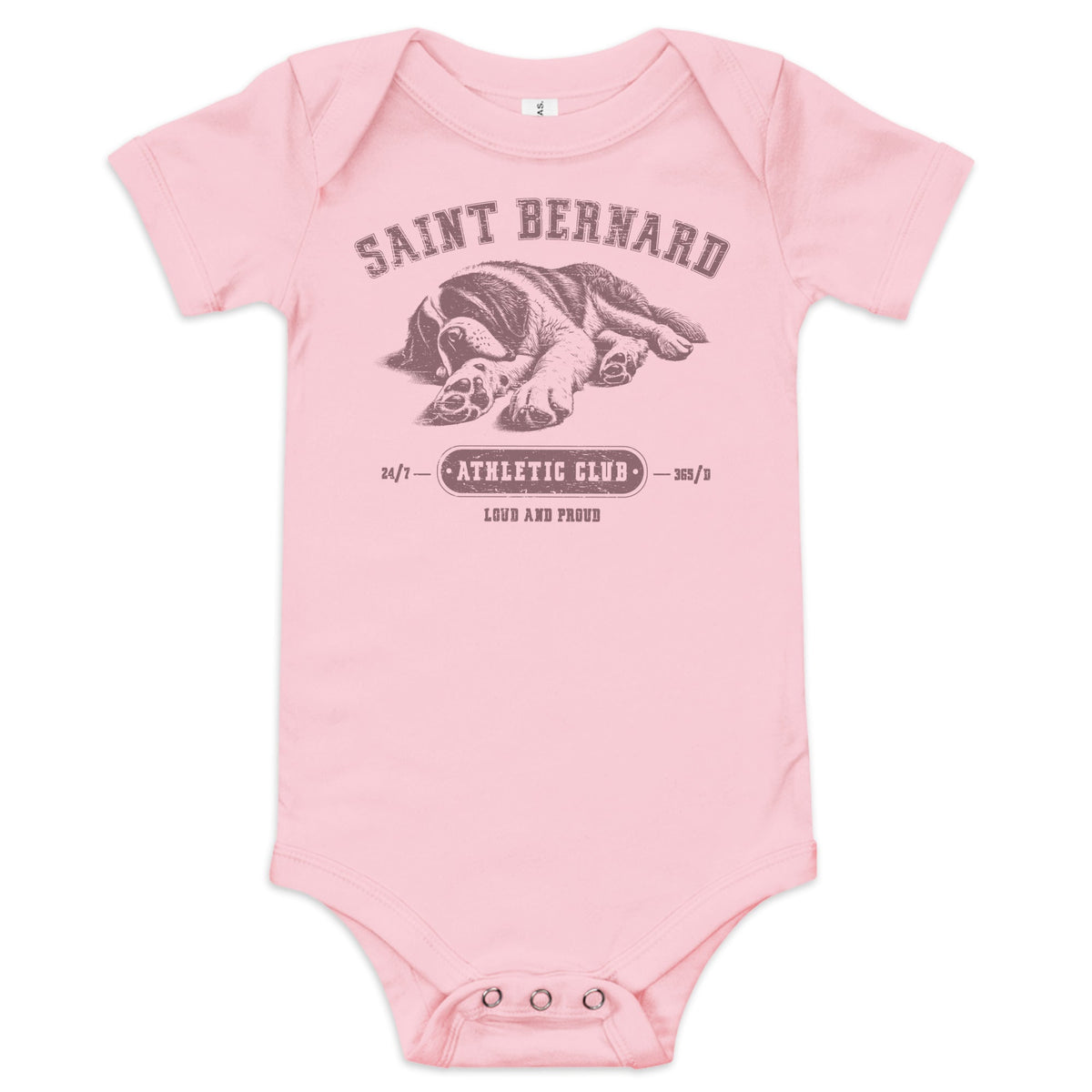 Saint Bernard Athletic Baby Bodysuit - Lucy + Norman